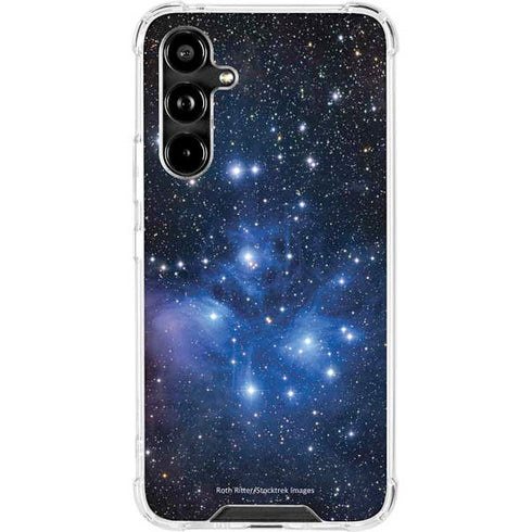 Space The Pleiades Galaxy A54 5G Clear Case