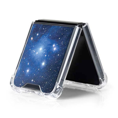 Space The Pleiades Galaxy Z Flip5 5G Clear Case