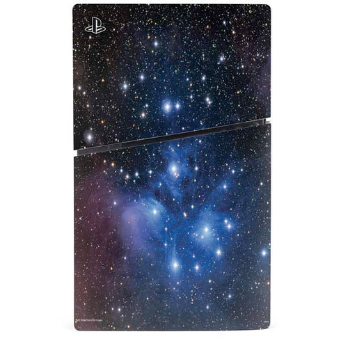 Space The Pleiades PS5 Slim Disk Console Skin