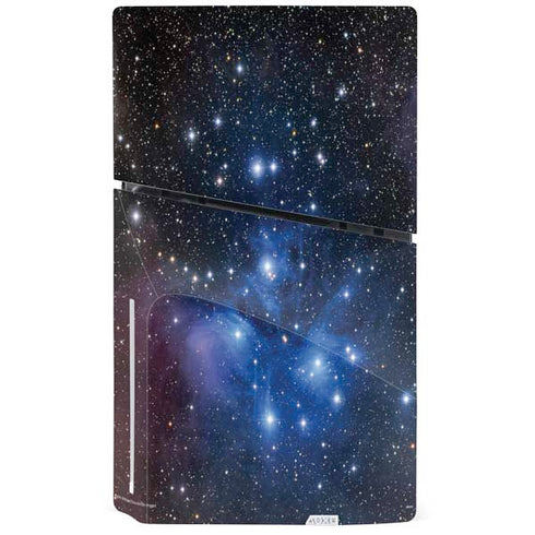 Space The Pleiades PS5 Slim Disk Console Skin