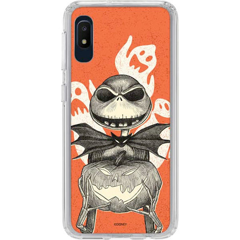 Disney The Nightmare Before Christmas The Pumpkin King Galaxy A10e Clear Case