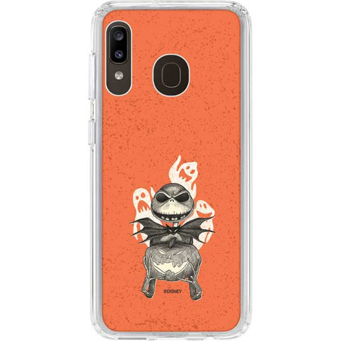 Disney The Nightmare Before Christmas The Pumpkin King Galaxy A20 Clear Case