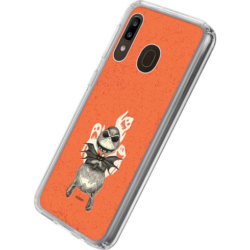 Disney The Nightmare Before Christmas The Pumpkin King Galaxy A20 Clear Case