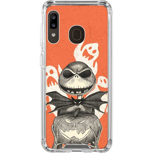 Disney The Nightmare Before Christmas The Pumpkin King Galaxy A30 Clear Case