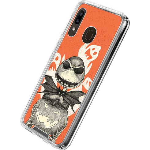 Disney The Nightmare Before Christmas The Pumpkin King Galaxy A30 Clear Case