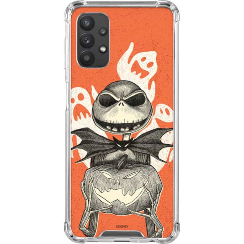 Disney The Nightmare Before Christmas The Pumpkin King Galaxy A32 5G Clear Case