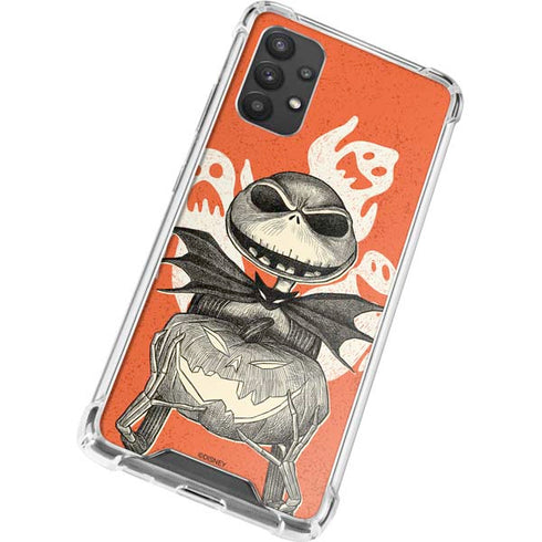Disney The Nightmare Before Christmas The Pumpkin King Galaxy A32 5G Clear Case
