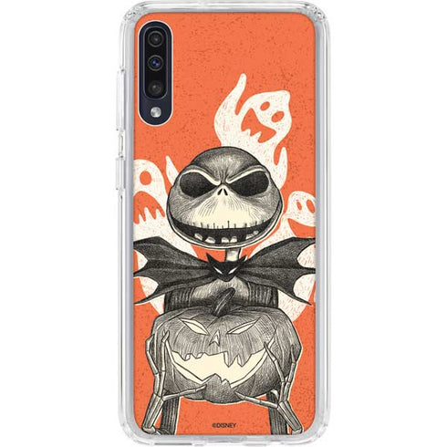 Disney The Nightmare Before Christmas The Pumpkin King Galaxy A50 Clear Case