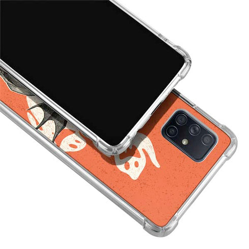 Disney The Nightmare Before Christmas The Pumpkin King Galaxy A71 5G Clear Case
