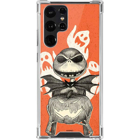 Disney The Nightmare Before Christmas The Pumpkin King Galaxy S22 Ultra Clear Case