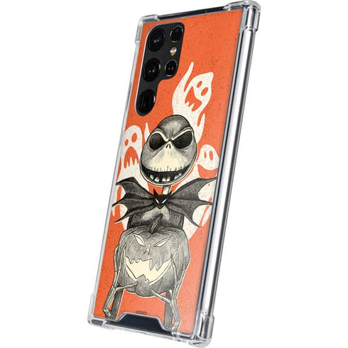 Disney The Nightmare Before Christmas The Pumpkin King Galaxy S22 Ultra Clear Case