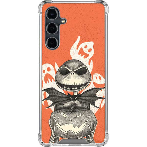 Disney The Nightmare Before Christmas The Pumpkin King Galaxy S23 FE Clear Case