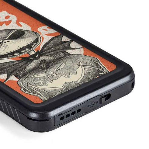 Disney The Nightmare Before Christmas The Pumpkin King Galaxy S23 Plus Waterproof Case