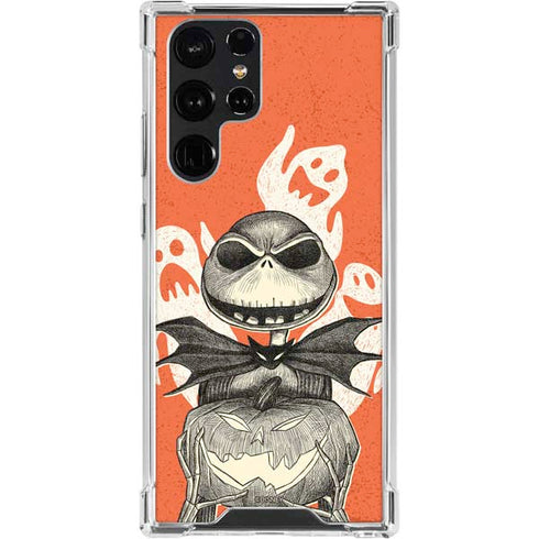 Disney The Nightmare Before Christmas The Pumpkin King Galaxy S24 Ultra Clear Case