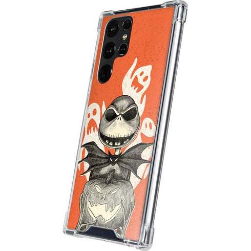 Disney The Nightmare Before Christmas The Pumpkin King Galaxy S24 Ultra Clear Case
