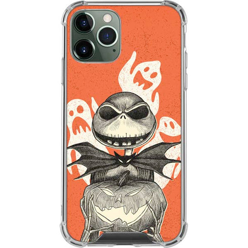 Disney The Nightmare Before Christmas The Pumpkin King iPhone 11 Pro Max Clear Case