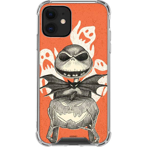 Disney The Nightmare Before Christmas The Pumpkin King iPhone 12 Clear Case