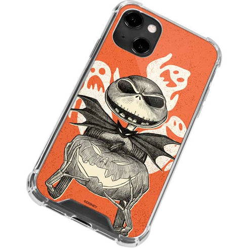 Disney The Nightmare Before Christmas The Pumpkin King iPhone 14 Clear Case