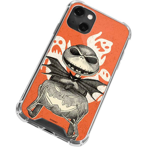 Disney The Nightmare Before Christmas The Pumpkin King iPhone 14 Plus Clear Case