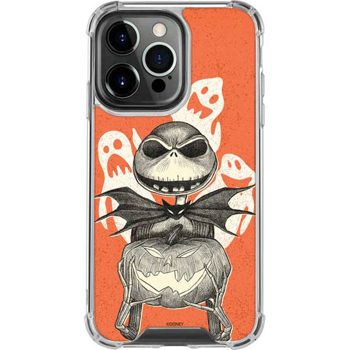 Disney The Nightmare Before Christmas The Pumpkin King iPhone 15 Pro Clear Case