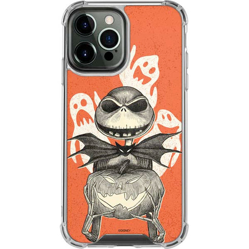 Disney The Nightmare Before Christmas The Pumpkin King iPhone 14 Pro Max Clear Case