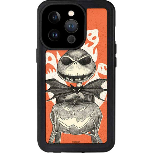 Disney The Nightmare Before Christmas The Pumpkin King iPhone 14 Pro Waterproof Case