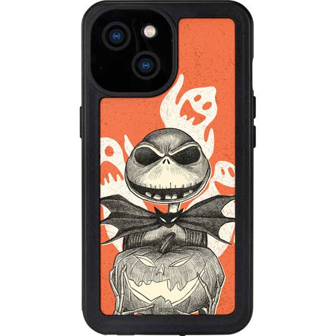 Disney The Nightmare Before Christmas The Pumpkin King iPhone 15 Waterproof Case