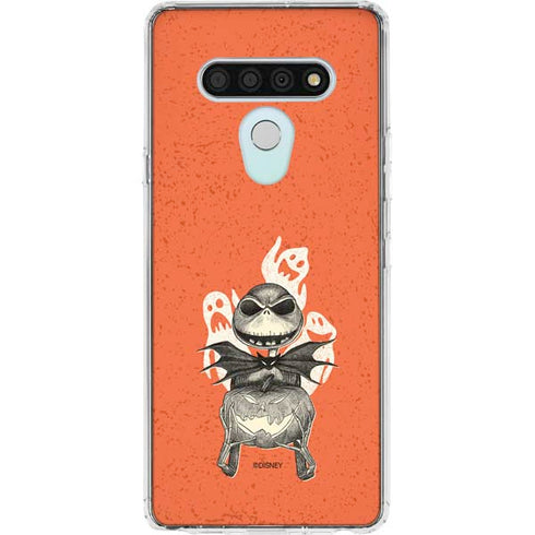 Disney The Nightmare Before Christmas The Pumpkin King LG Stylo 6 Clear Case