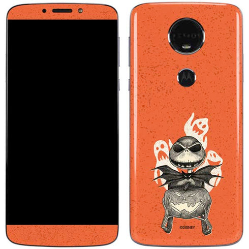 Disney The Nightmare Before Christmas The Pumpkin King Moto E5 Plus Skin