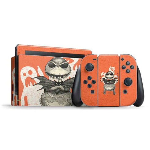 Disney The Nightmare Before Christmas The Pumpkin King Nintendo Switch Bundle Skin