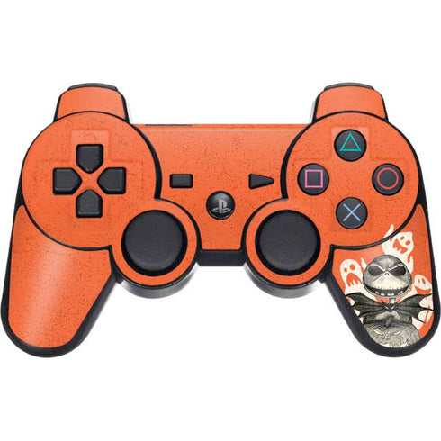 Disney The Nightmare Before Christmas The Pumpkin King PS3 Dual Shock wireless controller Skin