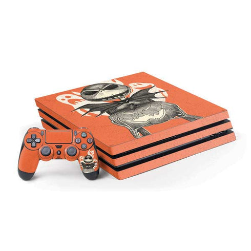 Disney The Nightmare Before Christmas The Pumpkin King PS4 Pro Bundle Skin