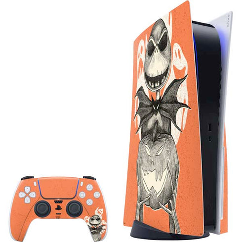 Disney The Nightmare Before Christmas The Pumpkin King PS5 Bundle Skin