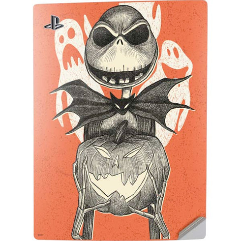 Disney The Nightmare Before Christmas The Pumpkin King PS5 Digital Edition Console Skin