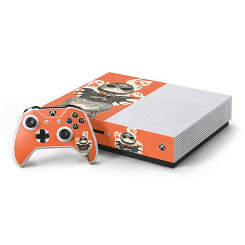 Disney The Nightmare Before Christmas The Pumpkin King Xbox One S Console and Controller Bundle Skin