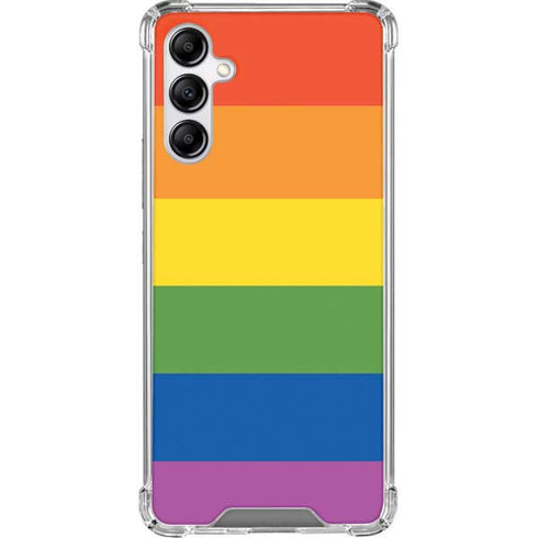 The Rainbow Flag Galaxy A14 5G Clear Case