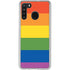 The Rainbow Flag Galaxy A21 Clear Case
