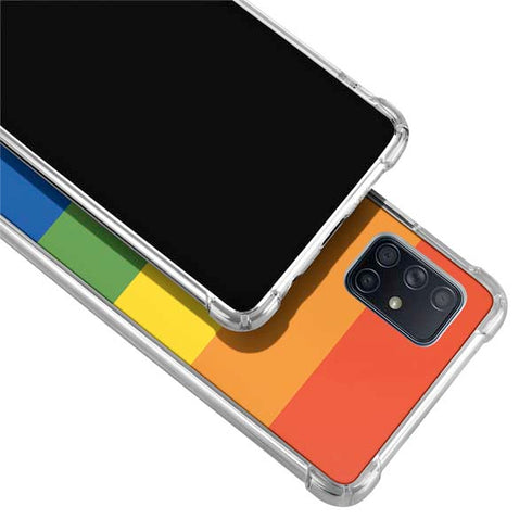 The Rainbow Flag Galaxy A71 5G Clear Case