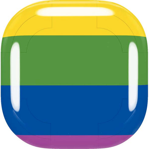 The Rainbow Flag Galaxy Buds Live Skin