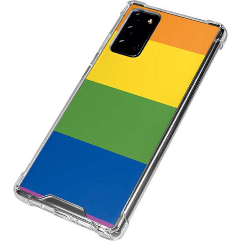 The Rainbow Flag Galaxy Note20 5G Clear Case