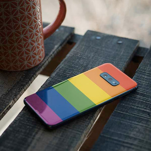 The Rainbow Flag Galaxy S10e Skin