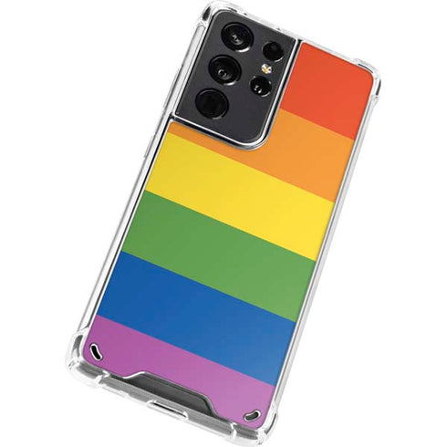 The Rainbow Flag Galaxy S21 Ultra 5G Clear Case