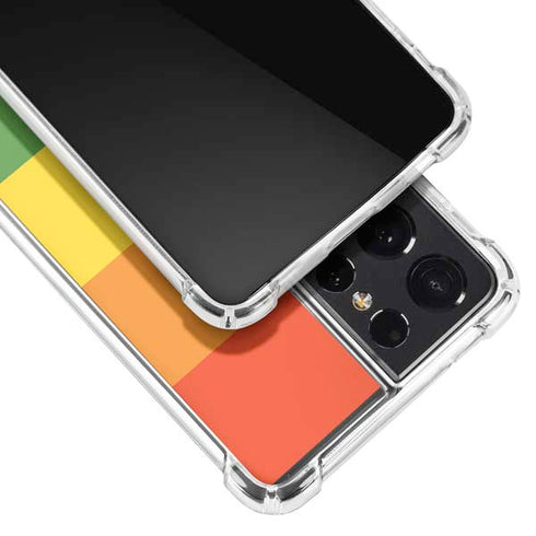 The Rainbow Flag Galaxy S21 Ultra 5G Clear Case