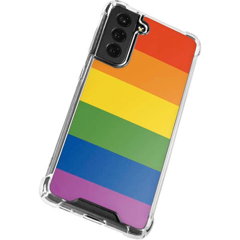 The Rainbow Flag Galaxy S22 Plus Clear Case