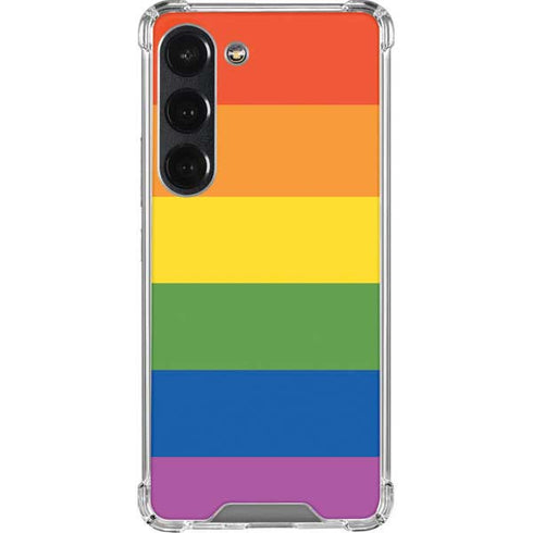 The Rainbow Flag Galaxy S23 Clear Case