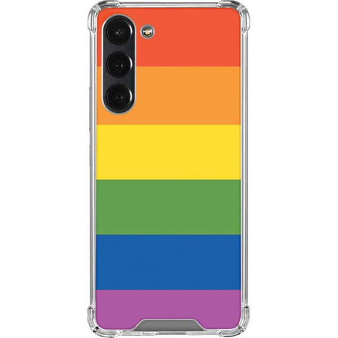 The Rainbow Flag Galaxy S23 Plus Clear Case