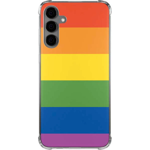 The Rainbow Flag Galaxy S24 Plus Clear Case