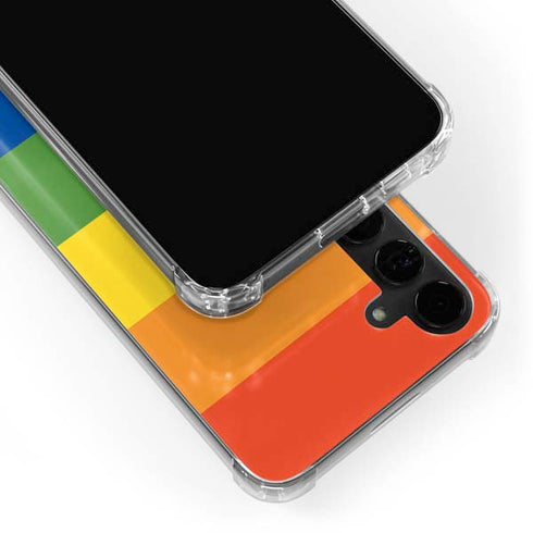 The Rainbow Flag Galaxy S24 Plus Clear Case