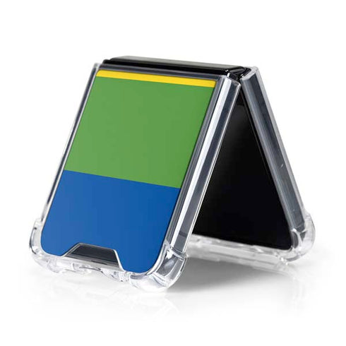 The Rainbow Flag Galaxy Z Flip5 5G Clear Case