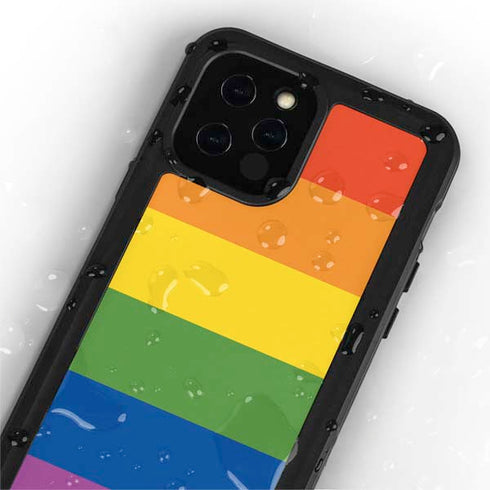 The Rainbow Flag iPhone 12 Pro Waterproof Case
